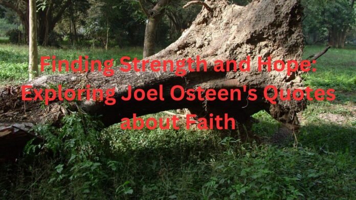 joel osteen's quotes about faith