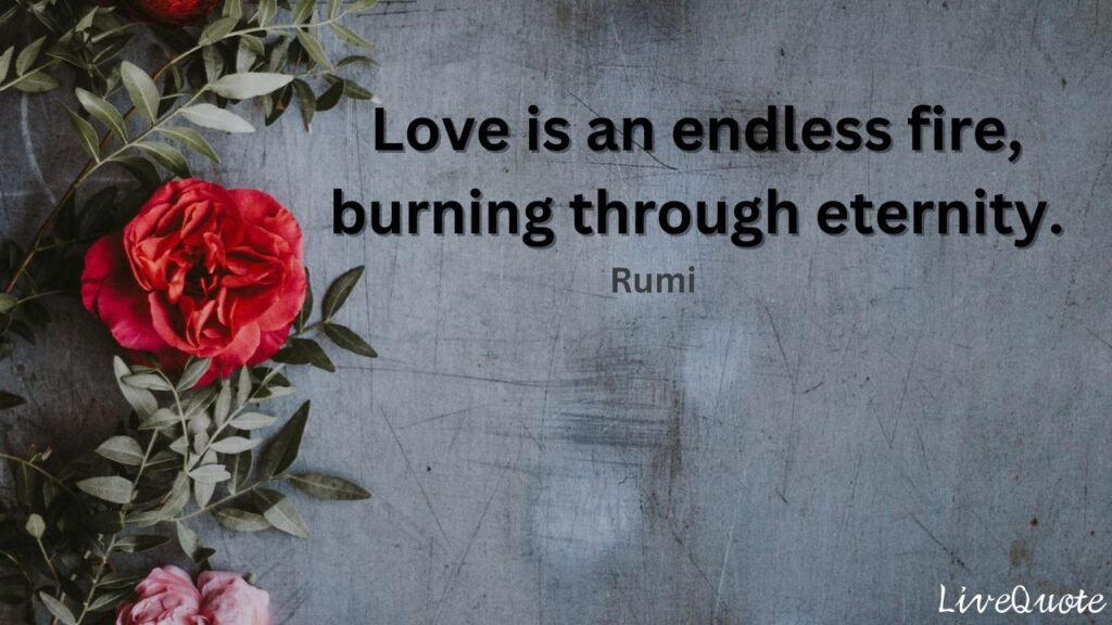 quotes about love and fire