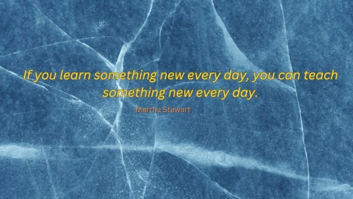 learn something new every day quote