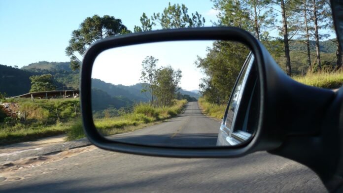 there's a reason the rearview mirror is so small